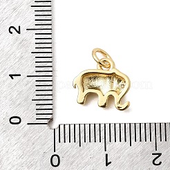 Pendenti in zirconi cubici trasparenti in micro pavè di ottone&nbsp;KK-H267-078G-02