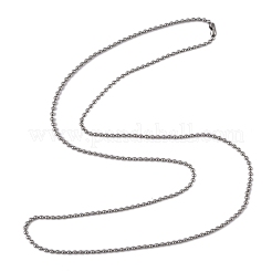 Ожерелья из шариковой цепи из нержавеющей стали 304 CHS-O005-B-1.5mm