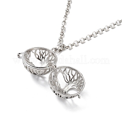 Латунь подвесные ожерелья NJEW-P299-A09-P