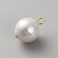 Подвески из натурального барочного жемчуга Кеши&nbsp;KK-CJC0025-001G-01