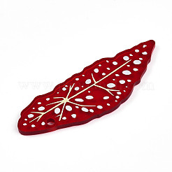 Прозрачные акриловые подвески с принтом TACR-T028-29B