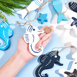 Мдф доска подвесные украшения&nbsp;HJEW-PH0001-37