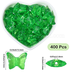 400 шт. Прозрачные акриловые бусины&nbsp;TACR-PA0001-12