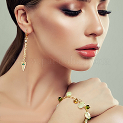 20шт латунные подвески с микропаве и кубическим цирконием&nbsp;KK-GO0002-10