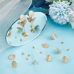 16 шт. фурнитура для сережек-гвоздиков из латуни&nbsp;STAS-UN0044-12