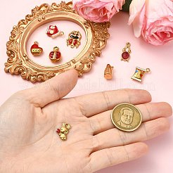 8 шт. 8 стиля эмалевых подвесок из нержавеющей стали 304&nbsp;STAS-CJ0003-08