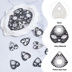 32шт 4 стиля подвески из сплава с эмалью&nbsp;ENAM-HY0001-40