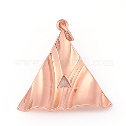 Латунные подвески с микропаве из прозрачного кубического циркония&nbsp;KK-I668-02