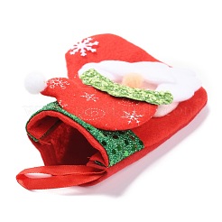 Calza di natale appesa in stoffa&nbsp;HJEW-B003-01