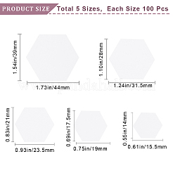 5 пакет 5 шаблона для шитья из бумаги DIY-GF0008-74