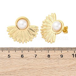 Серьги-гвоздики из нержавеющей стали 304&nbsp;EJEW-B108-14G