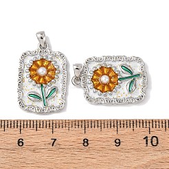 Латунь эмаль подвески&nbsp;KK-C143-49P