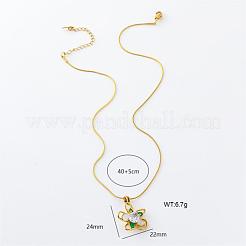 3 шт. французские винтажные ожерелья с цветочным кулоном из нержавеющей стали белого и зеленого цвета с эмалью для женщин PZ8331