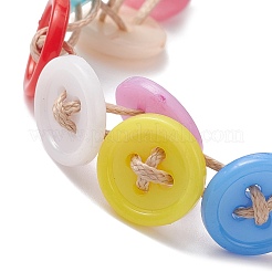 Акриловые пуговицы для пришивания браслетов из бисера&nbsp;BJEW-JB12742