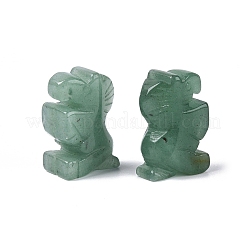 Pferdefigur aus natürlichem grünem Aventurin&nbsp;DJEW-N005-01F