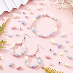 960шт 12 стильные окрашенные акриловые бусины&nbsp;MACR-NB0001-20