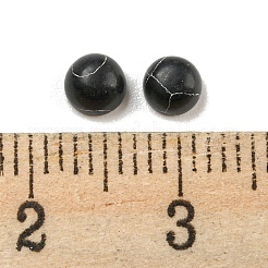 Cabochon sintetici di turchese nero&nbsp;G-H309-03-07
