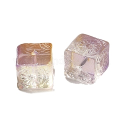 Прозрачные стеклянные бусины&nbsp;GLAA-D025-02I