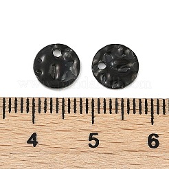 Ciondoli a disco testurizzati in acciaio inossidabile 304&nbsp;STAS-Q336-11A-B
