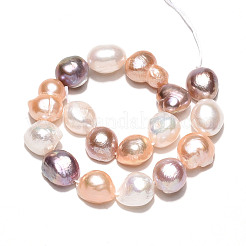 Нити из натурального культивированного пресноводного жемчуга&nbsp;PEAR-N014-09A-01