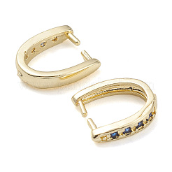 Покрытие стойки латунью с инкрустацией кубическими циркониевыми держателями кулонов KK-G464-11LG