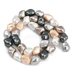 Гальванические оболочки жемчужные бусы пряди BSHE-H113-05H