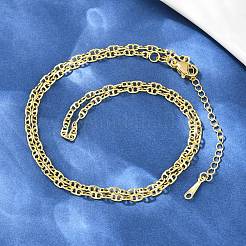 Латунные цепочки морского типа толщиной 2.5 мм для мужчин и женщин&nbsp;NJEW-L012-11G