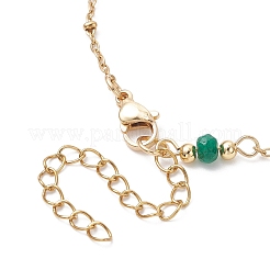 3 шт. браслеты из натуральных малайзийских нефритовых бусин-рондель BJEW-JB12655