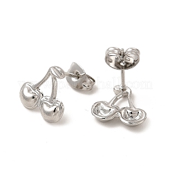 Anlaufgeschützte Ohrstecker aus 304 Edelstahl für Damen&nbsp;X-EJEW-I281-40P