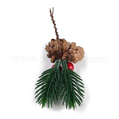 Рождественская тематика пенопласт имитация ягод и пластиковый декор сосновых гвоздей DIY-Z034-02C