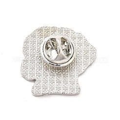 Эмалированная булавка с латунными защелками-бабочками&nbsp;JEWB-A006-04A