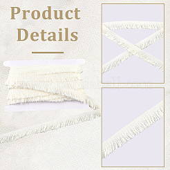 9 ярд полиэстеровой кружевной отделки с кисточками&nbsp;OCOR-GF0005-49