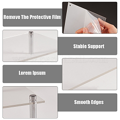 1 набор прозрачных акриловых держателей для кексов ODIS-CP0001-09