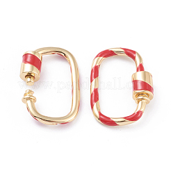 Латунные эмалированные винты с карабином KK-L197-07