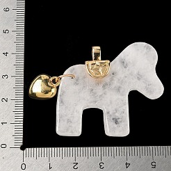 Резные подвески из натуральных кристаллов кварца&nbsp;G-C274-02K