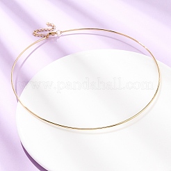 Ожерелье-чокер из нержавеющей стали толщиной 1.5 мм 201 NJEW-Z098-02G