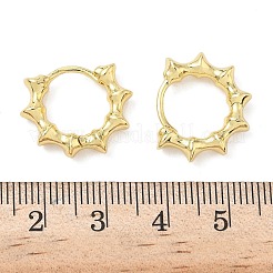 Латунные серьги обруча EJEW-F383-05G