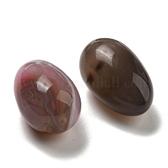 天然なグレーアゲートビーズ  片穴  ティアドロップ  23~24x14~15x14~15mm  穴：1.5~1.6mm&nbsp;G-B050-09A