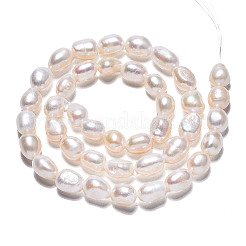 Нити из натурального культивированного пресноводного жемчуга PEAR-N014-07H