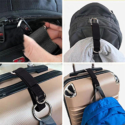 Нейлоновые регулируемые ремни для упаковки багажа&nbsp;AJEW-WH20001-64