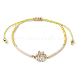 Braccialetti di perline intrecciate con semi di vetro per le donne&nbsp;BJEW-MZ00130