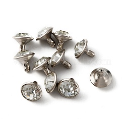 Заклепки со стразами из цинкового сплава&nbsp;FIND-TAC0011-25P