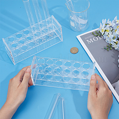Подставки для пробирок из акрила с 12 отверстием&nbsp;AJEW-WH0348-861