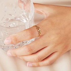 Collar con colgante de número y anillo de puño abierto&nbsp;JX198A