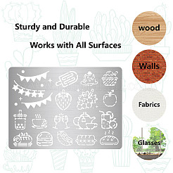 Трафареты для резки металла из нержавеющей стали&nbsp;DIY-WH0289-082