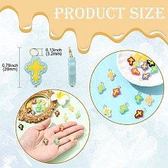 20шт 10 цвета подвески ручной работы лэмпворк&nbsp;PALLOY-CJ00166