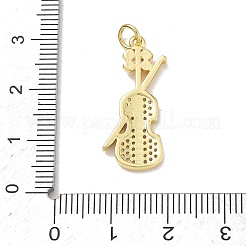 Pendentifs en laiton zircon cubique transparent&nbsp;KK-D289-01G-09