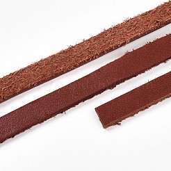 Плоский кожаный шнур для украшений&nbsp;WL-WH0008-01C-01