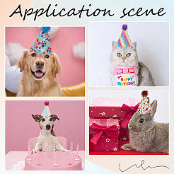 6 шт. 6 стиля шляпы из искусственной кожи на день рождения&nbsp;FIND-WH20015-072