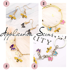 Подвески из эмали и сплава&nbsp;ENAM-BC0001-02